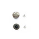 17mm Hammer-On Stars Jeans Buttons with Pins (Pack of 10)